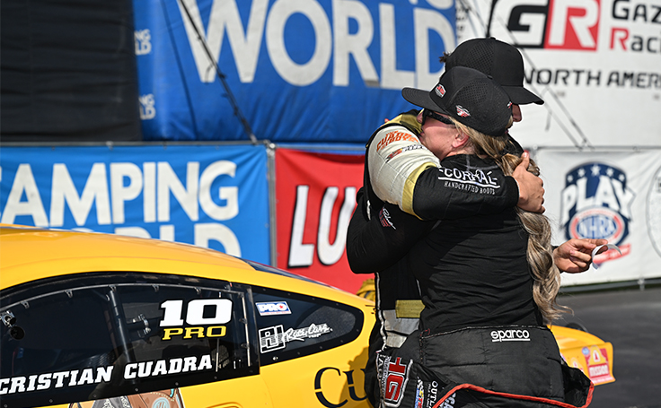 Erica Enders and Cristian Cuadra