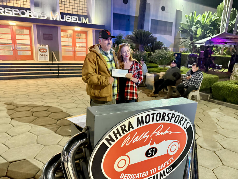 NHRA Museum Twilight Cruise Toy Drive United Car Enthusiasts for a Cause