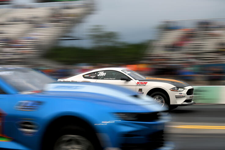 Racetech Seats were original equipment in the 50th Anniversary Ford Cobra Jet