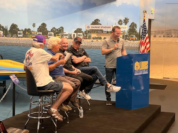 NHRA Funny Car racer Jack Beckman hosted a tribute pannel 