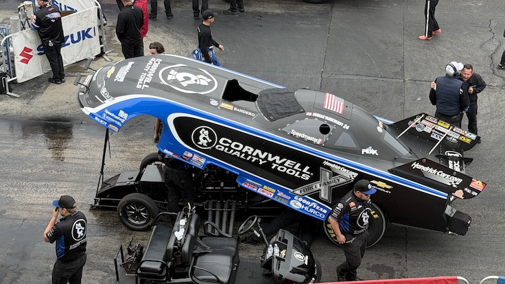 Drag racing action at U.S. 131 Motorsports Park