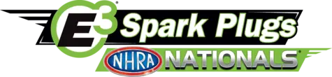 E3 Spark Plugs NHRA Nationals logo
