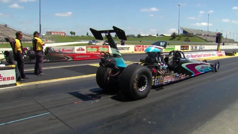 2018 Menards NHRA Heartland Nationals Top Dragster winner Phil Unruh