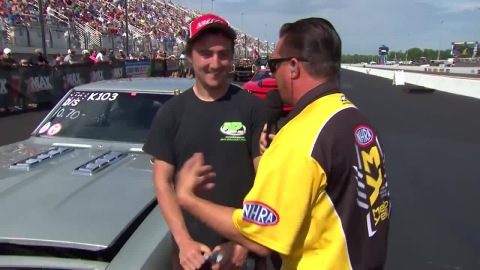 NHRA Four-Wide Nationals Stock winner Kyle Kohr