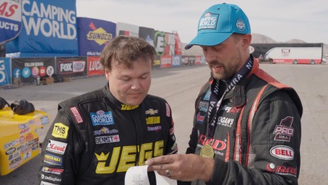 Behind the Scenes with the winners of the 2023 NHRA Four-Wide Nationals