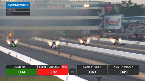 Austin Prock Wins Top Fuel At The 2023 Circle K NHRA Four-Wide Nationals