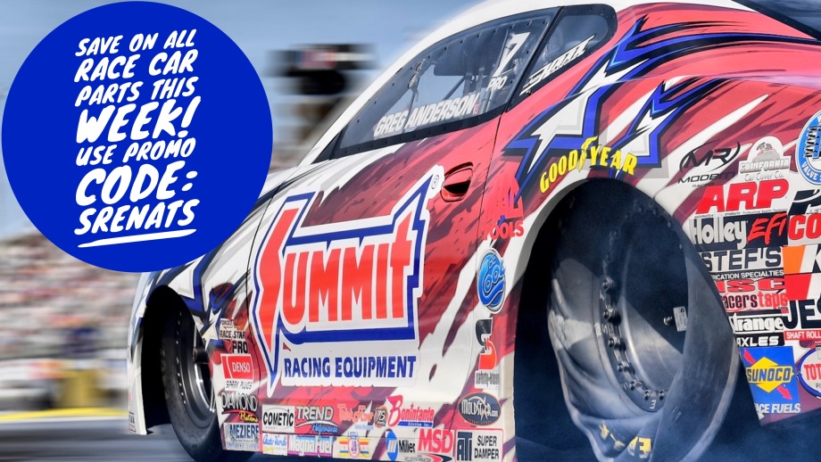 Site-wide savings at SummitRacing.com during Summit Racing Equipment Nationals 