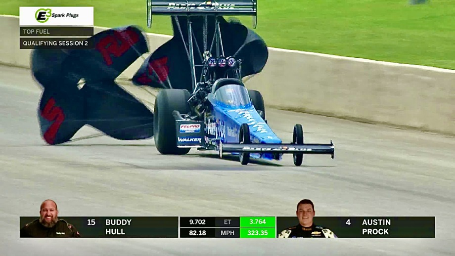 Austin Prock proved he's ready to return to Top Fuel at a moment's notice in Norwalk