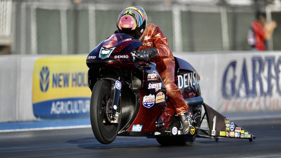 Matt Smith Wins Mile High Nationals on “Red Rocket” Buell – Drag Bike News