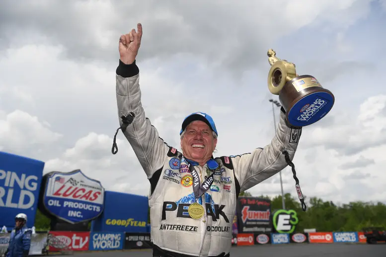 Quiz: Name 10 professional drag racers who weren't born when John Force won his first Wally 