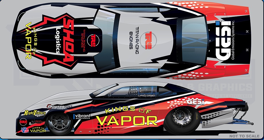 Kings of Vapor to reign with Caruso Family Racing in Norwalk NHRA