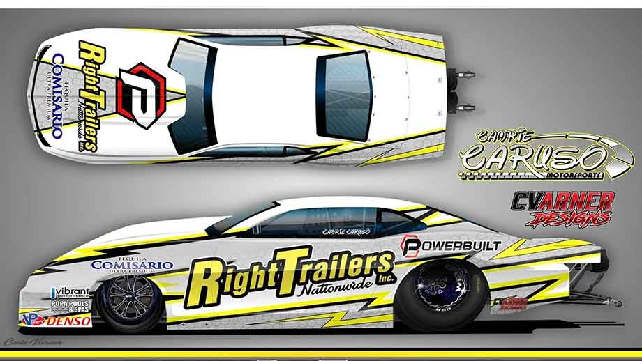 Right Trailers continues support of Pro Stock s Camrie Caruso NHRA