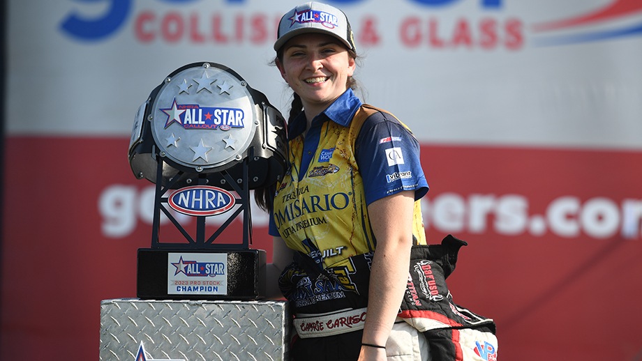 Camrie Caruso powers to NHRA Pro Stock All Star Callout title in