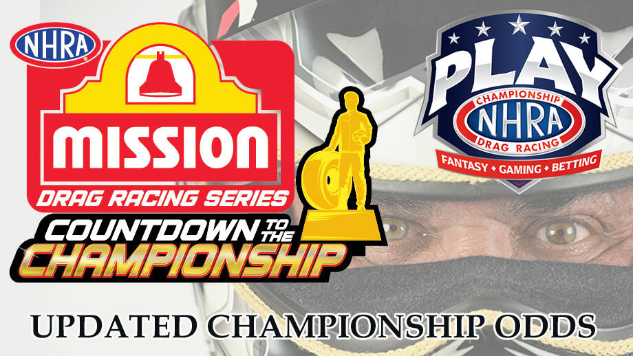 Mission Foods NHRA Drag Racing Series championship odds updated