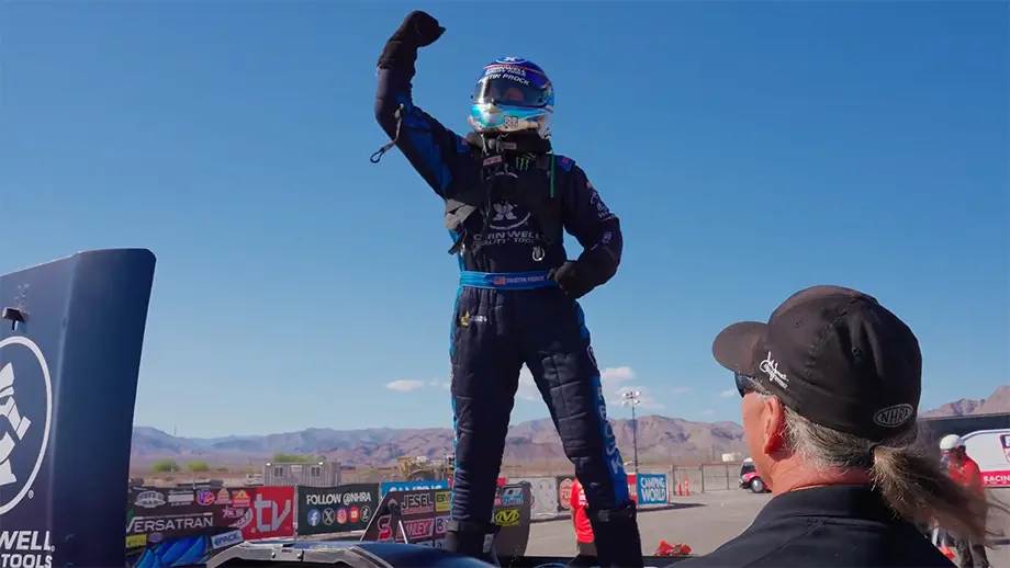 Behind the Scenes with the winners of the NHRA 4-Wide Nationals