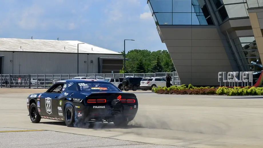 DHD Racing Dodge Challenger Drag Pak at the Flexjet Global Headquarters