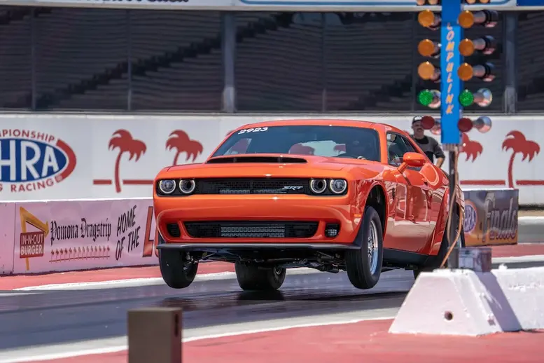 Dodge Demon at FuelFest Los Angeles 2025 at the In-N-Out Burger Dragstrip