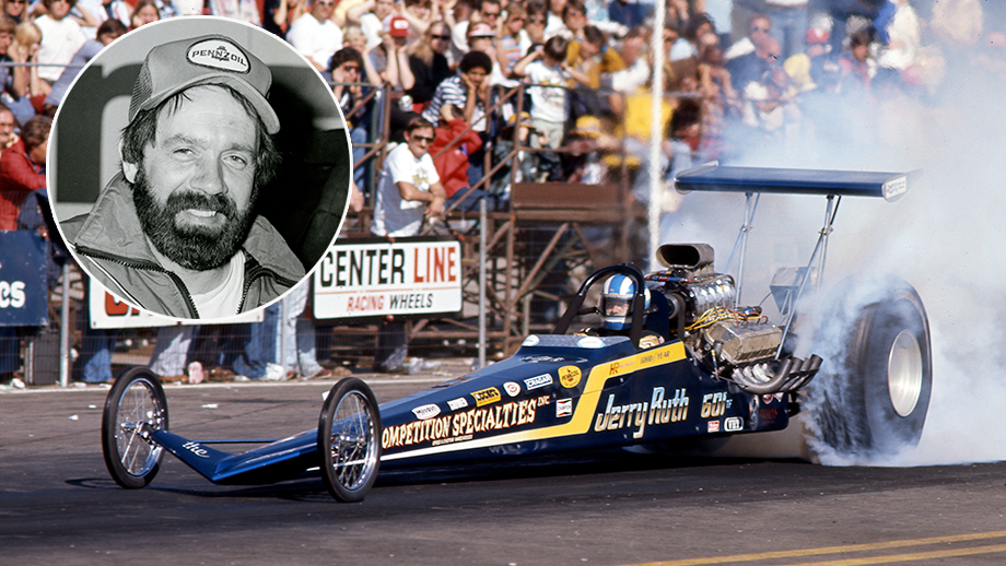 Jerry Ruth, 'King of the Northwest,' 1973 NHRA Top Fuel world