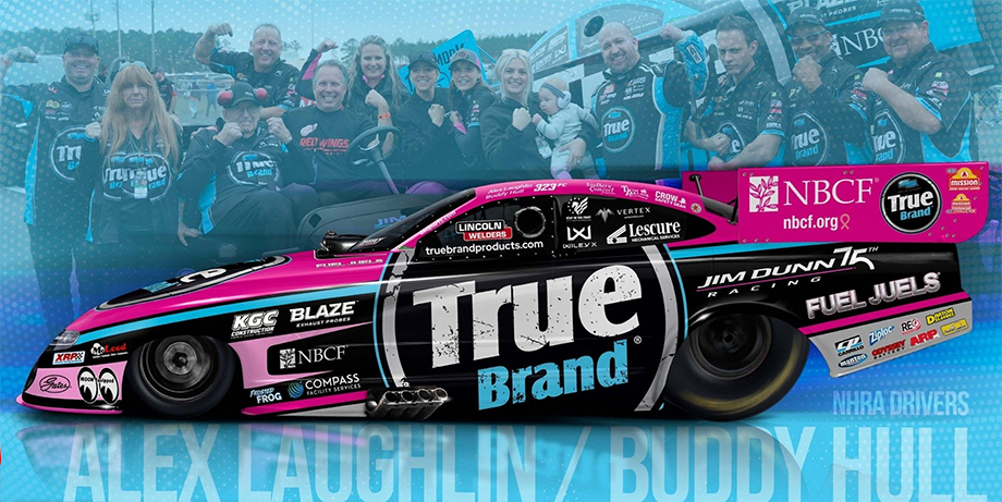 True Brand to support NBCF with Jim Dunn Racing Funny Car in