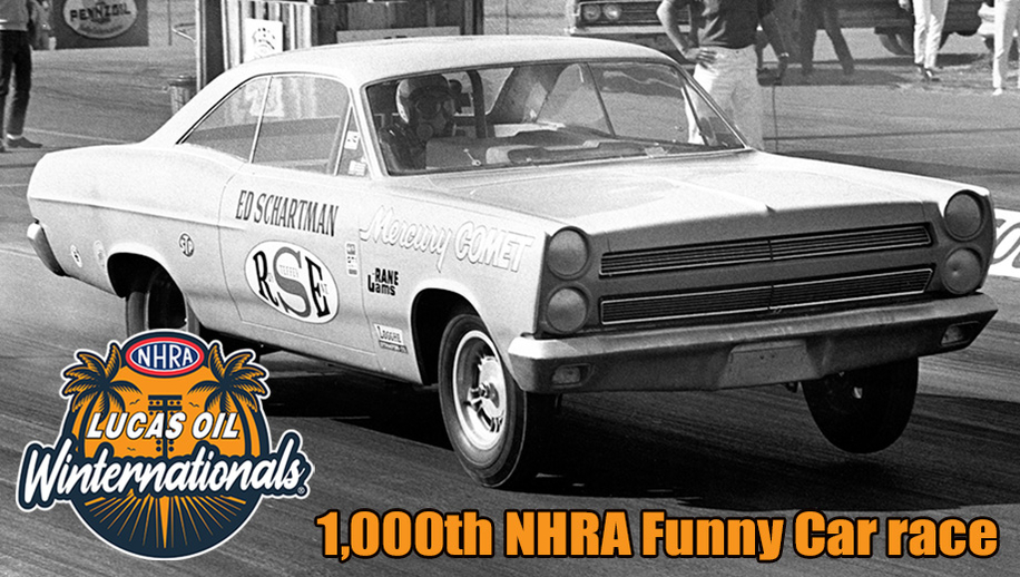 1,000th Funny Car race coming to Lucas Oil NHRA Winternationals in