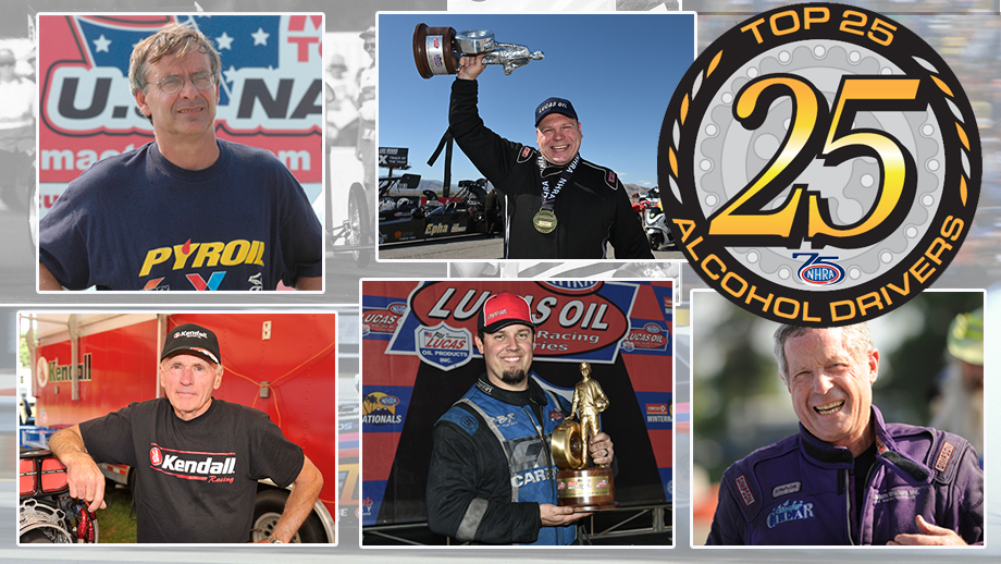 NHRA's Top 25 Alcohol Drivers: Five more greats join the