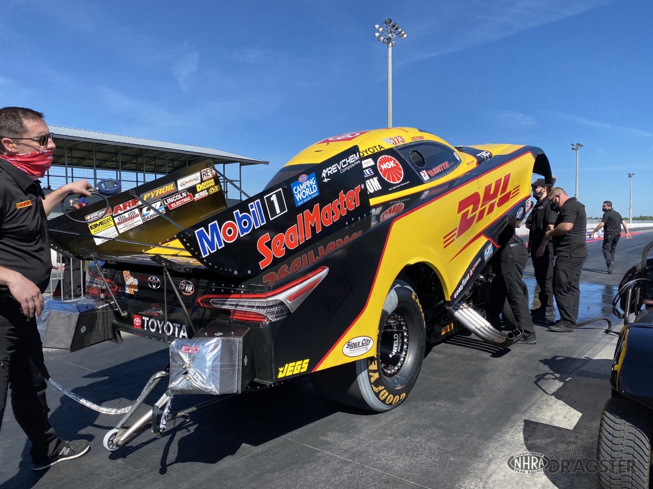 Preseason testing in Florida NHRA