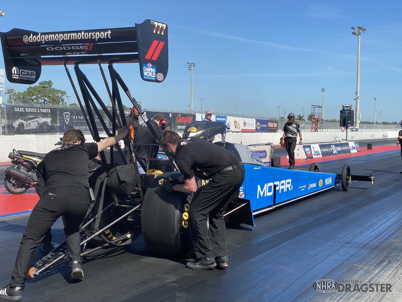 Preseason testing in Florida NHRA