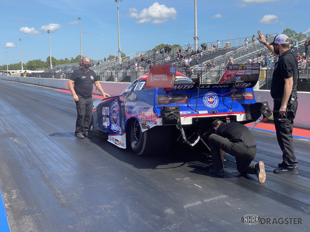 Preseason testing in Florida NHRA