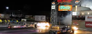 Jet cars at The Strip at Las Vegas Motor Speedway