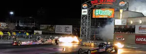 Jet cars at The Strip at Las Vegas Motor Speedway