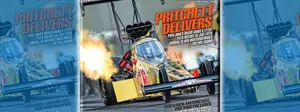 Leah Pritchett on the cover of National Dragster