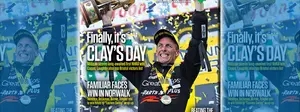 Clay Millican on National Dragster cover