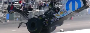 Leah Pruett Top Fuel Crash