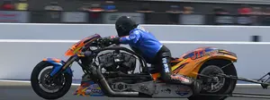 The explosive world of NHRA Top Fuel Harley racing