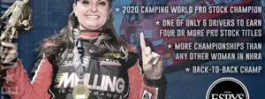 Erica Enders is nominated for The ESPYS Award for Best Driver