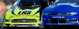 Funny Car and Pro Stock in-car camera action from Denver, Sonoma, and Pomona