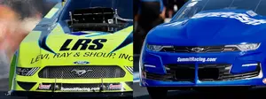 Funny Car and Pro Stock in-car camera action from Denver, Sonoma, and Pomona