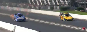 Watch J.R. Todd take down Funny Car points leader Matt Hagan 