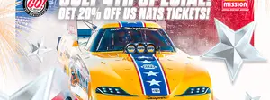 Fourth of July weekend U.S. Nationals ticket special promotion