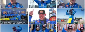 The motorsports world celebrates Tony Stewart’s first Top Fuel win