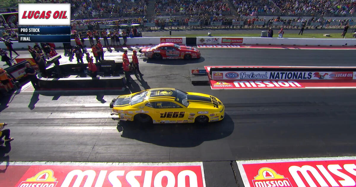 Troy Coughlin Jr. wins Pro Stock at the 2024 NHRA New England Nationals