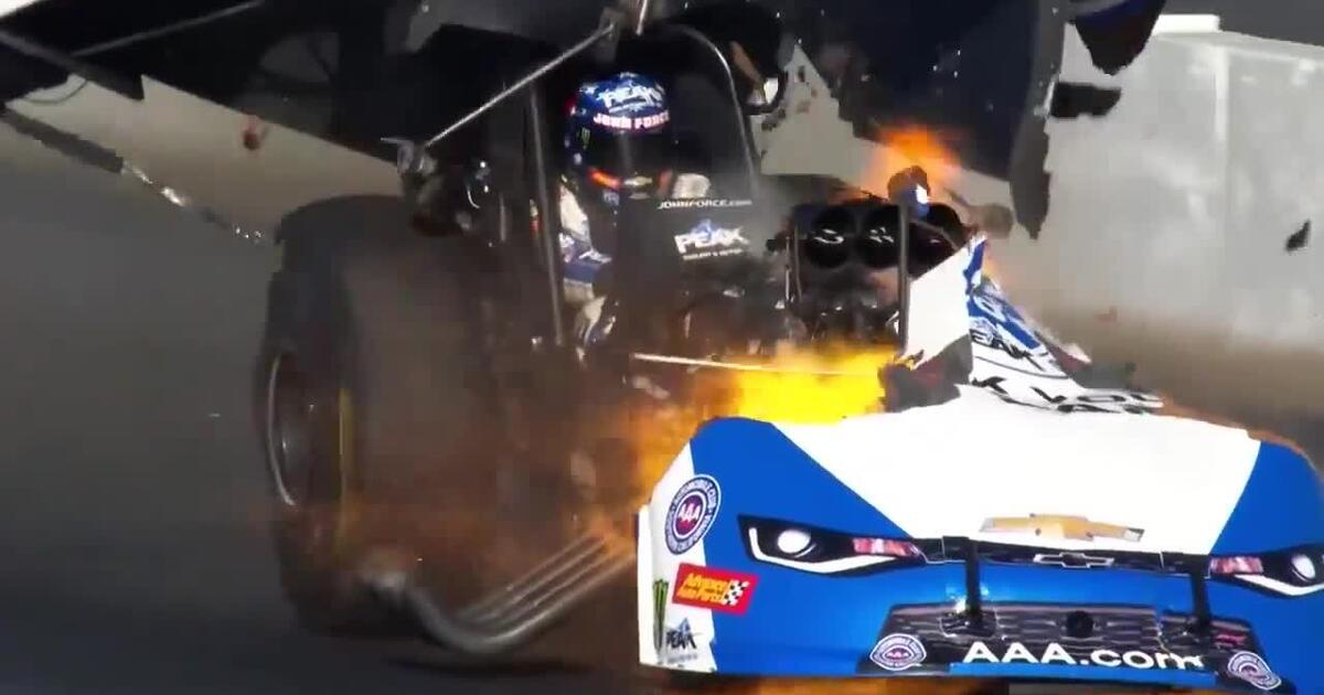 John Force Suffers Explosion At Winternationals   Image 1890 