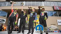 Event winners Eddie Krawiec, Drew Skillman, Robert Hight, and Antron Brown
