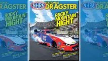 Robert Hight on National Dragster cover