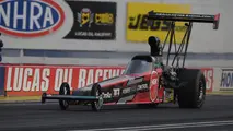 Back-to-back Indy-winner, Megan Meyer NHRA Top Alcohol Dragster