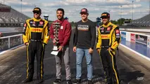 Toyota Racing Division (TRD) brought J.R. Todd, Bubba Wallace, Daniel Hemric, and Shawn Langdon to zMax-Winner