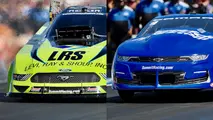 Funny Car and Pro Stock in-car camera action from Denver, Sonoma, and Pomona