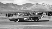 1961 Hayden Proffitt driving Mickey Thompson's 421 Super Duty Pontiac Catalina