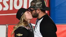Brittany Force and her husband Bobby Lyons 
