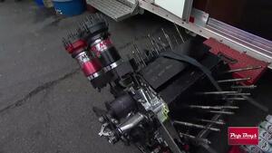 Final round Hemi swap in Daniel Wilkerson's Funny Car